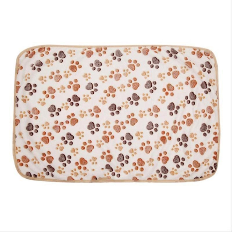 Soft Paw Print Dog and cat Fleece Blankets