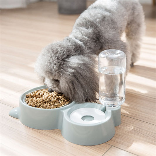 Dog food and water dispenser 2in1