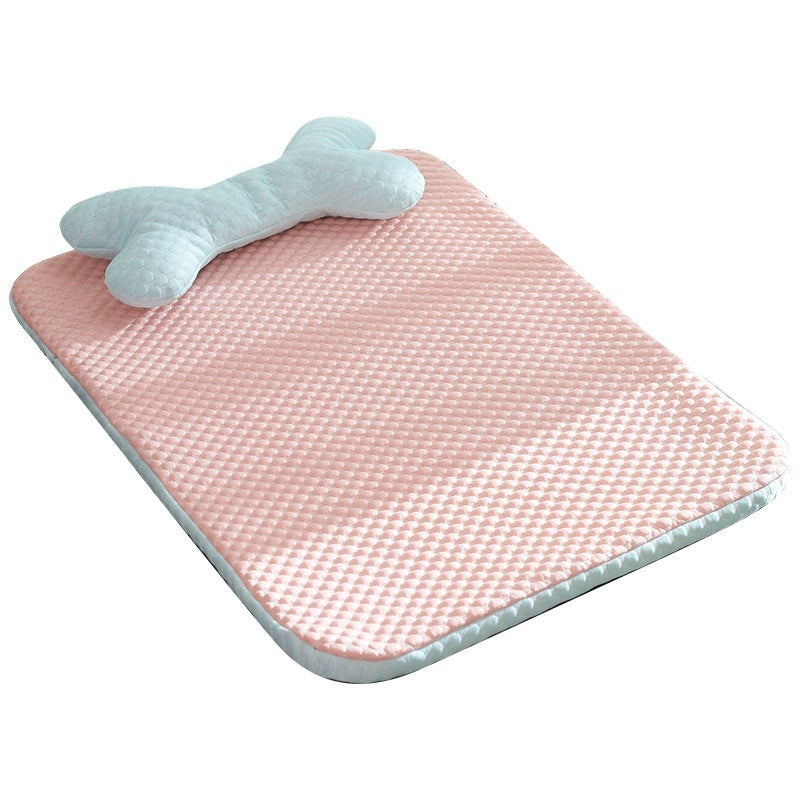 Dog Bed Breathable Cooling Spring Summer Pet Sleeping Mat for dogs.