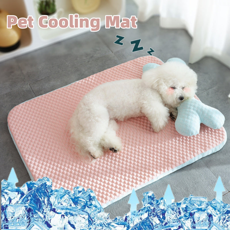 Dog Bed Breathable Cooling Spring Summer Pet Sleeping Mat for dogs.