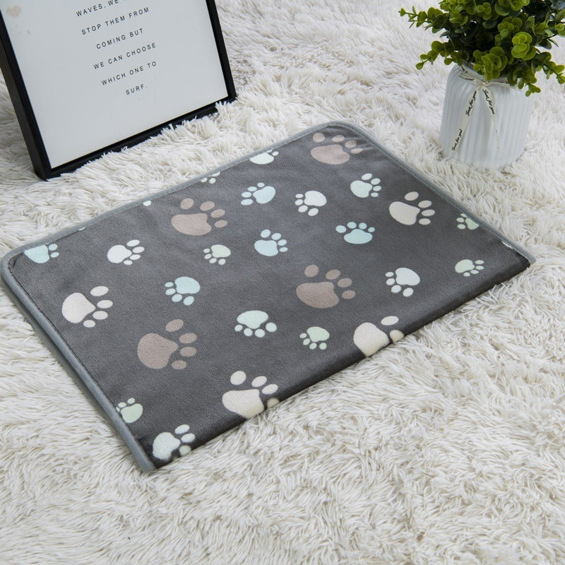 Soft Paw Print Dog and cat Fleece Blankets